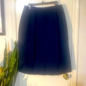 Wings collection navy midi work uniform skirt sz 16 wr